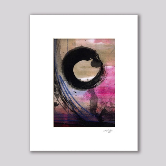 Enso, Zen Circle print from original painting - Picture 2 of 2